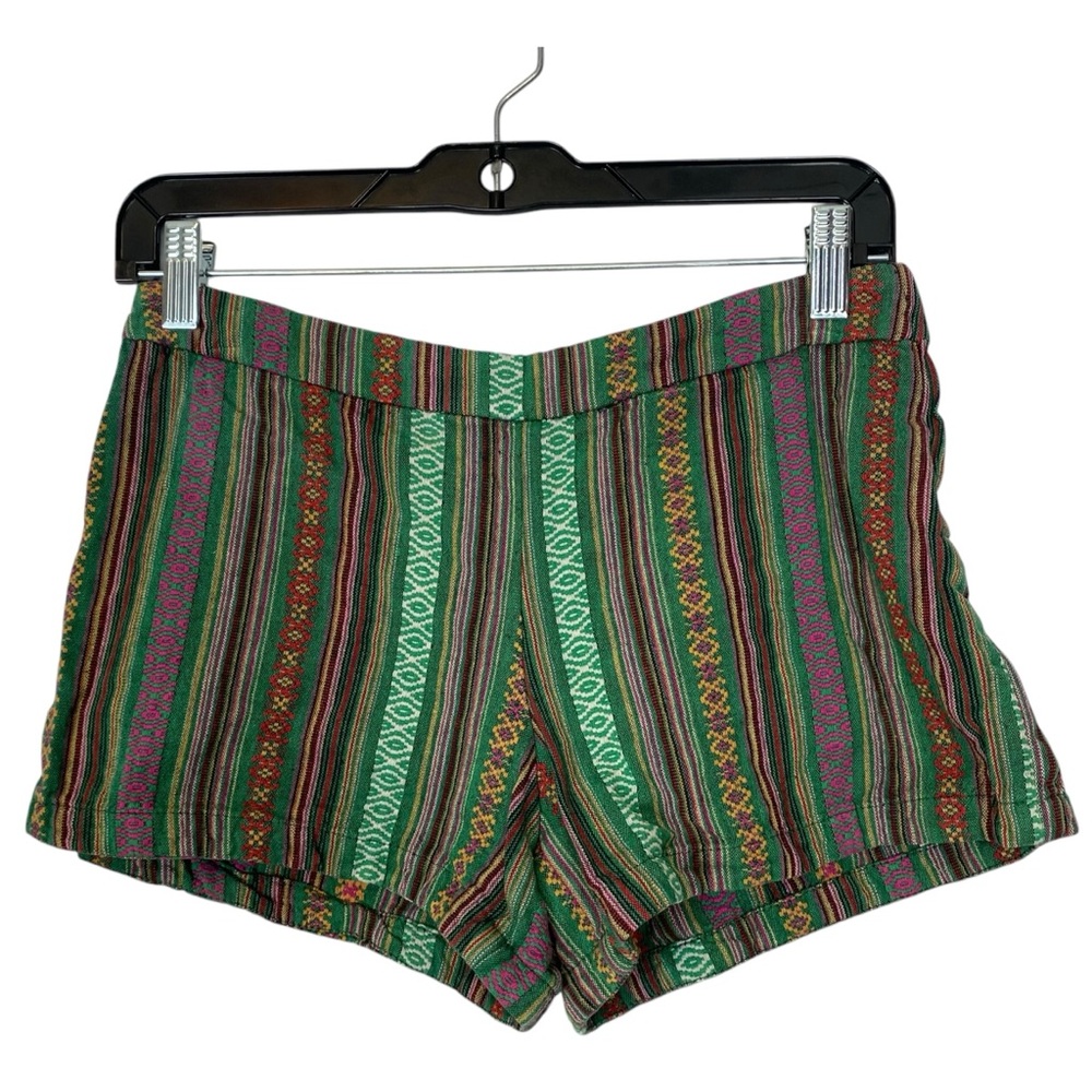 3/$30 Free People Striped Boho Short Size 0